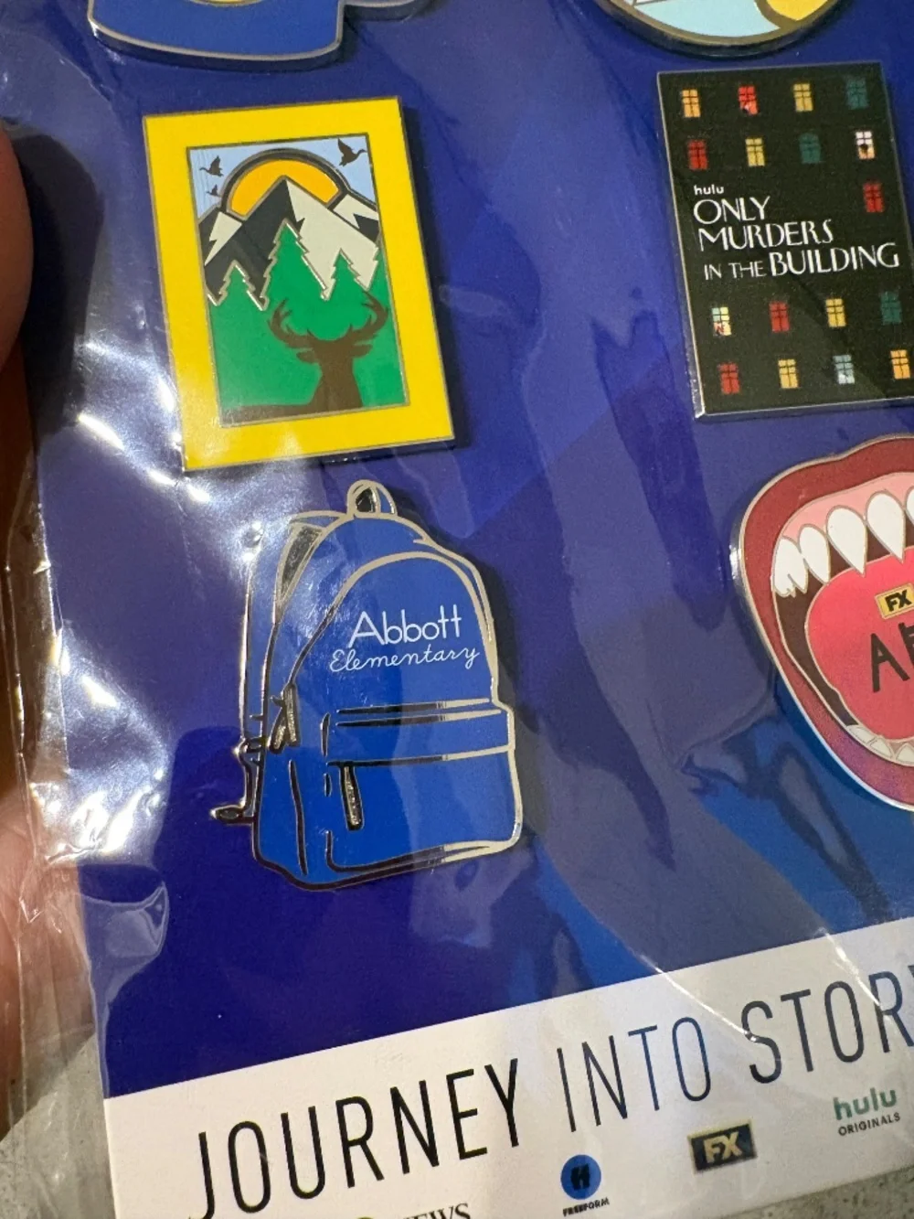 NWT D23 Disney Expo (2022) set of 6 collectible ABC pins